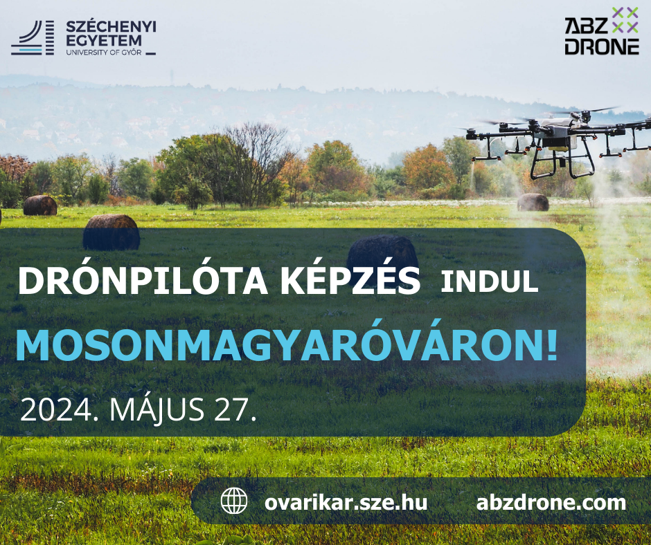 Növényvédelmi drónpilóta képzés indul május 27-én!
